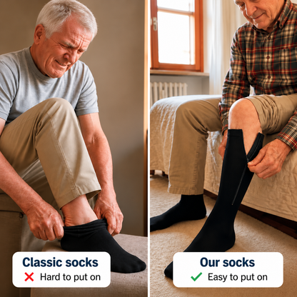 Compression Socks with Zipper